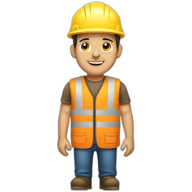 Vendedor de materiales de construcción emoji
