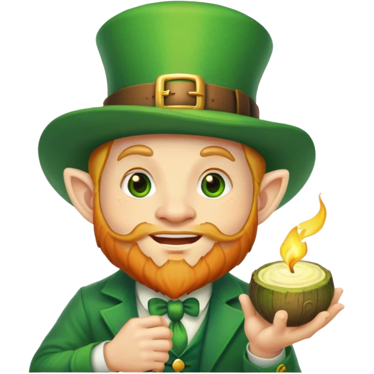leperchaun  doing things emoji