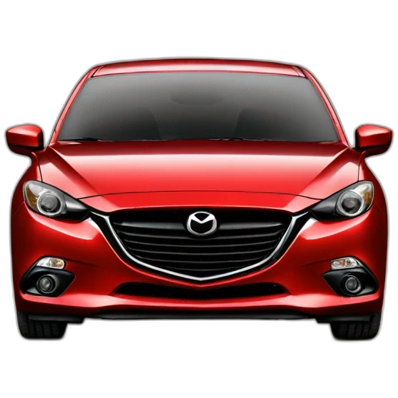 old looking 2014 mazda3 hatch red emoji