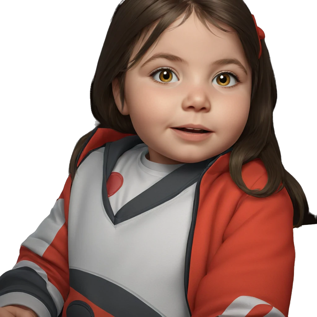 realistic portrait of girl emoji