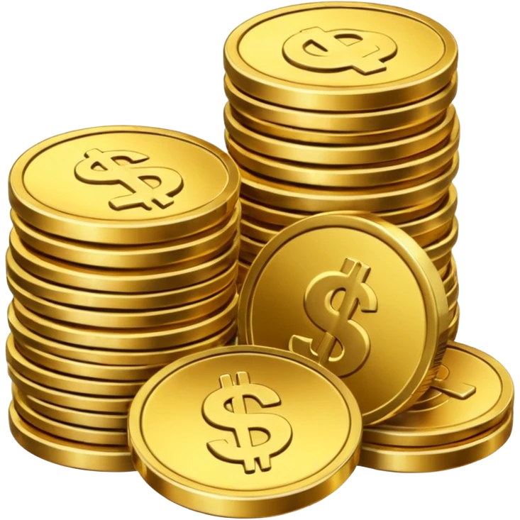 Dinero y monedas emoji