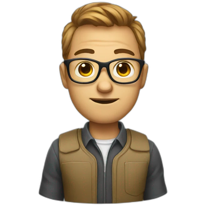 nerdy programmer emoji