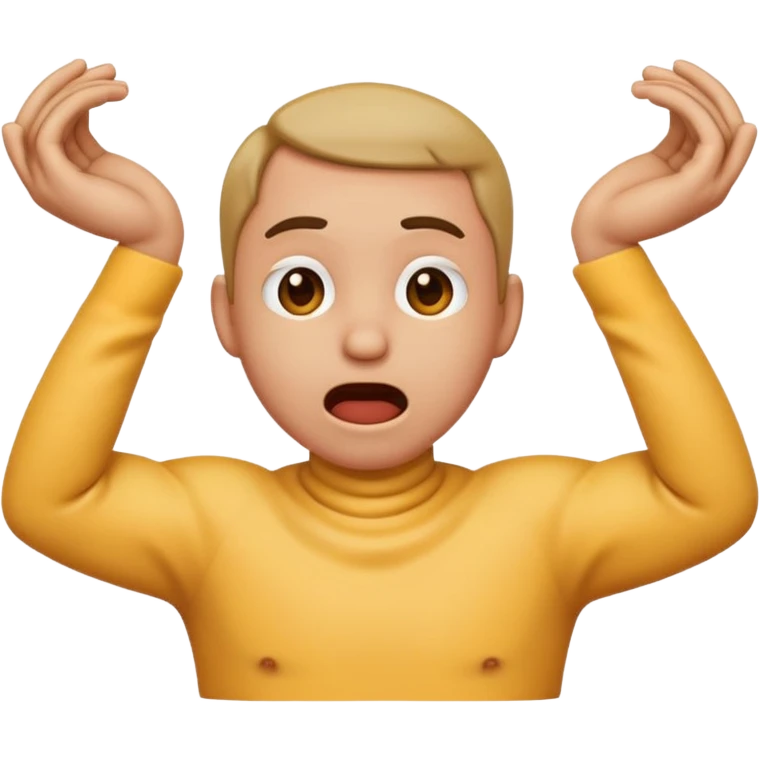 emoji chocking it’s self out with hands around neck emoji