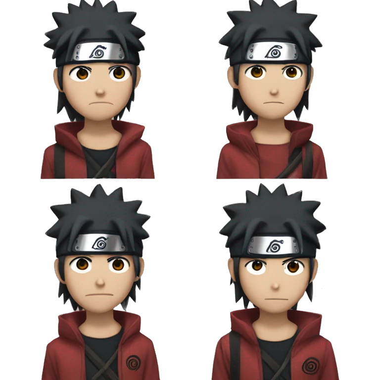 Naruto as an akutsuki member emoji