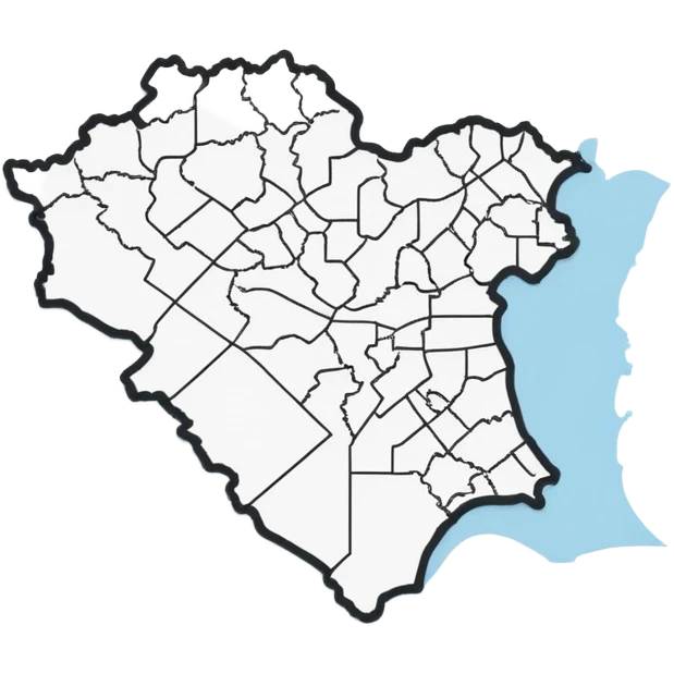 minimalist outline map of Sicily on paper, clean cartographic view emoji