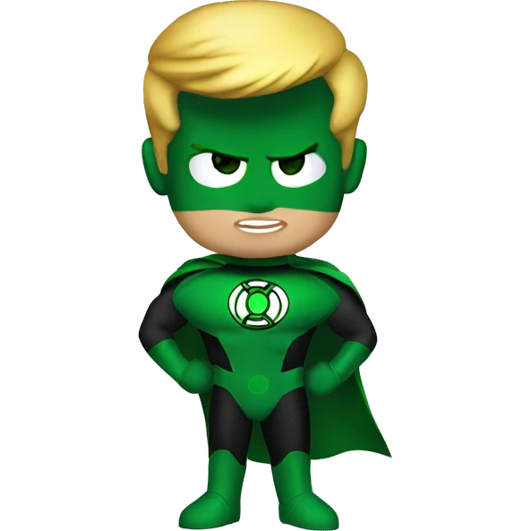 Trump as green lantern  emoji