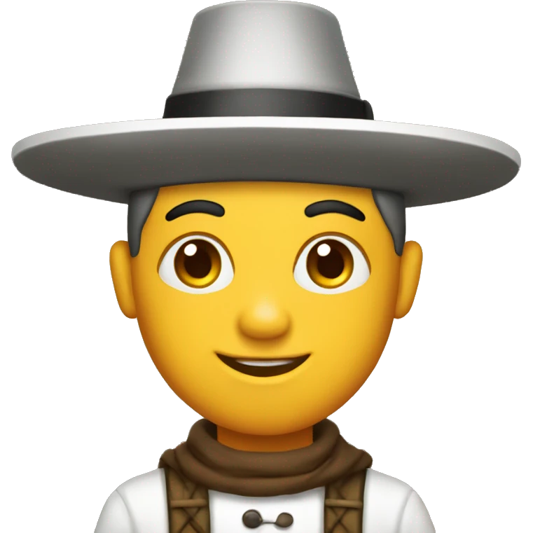 Thanksgiving white pilgrim emoji