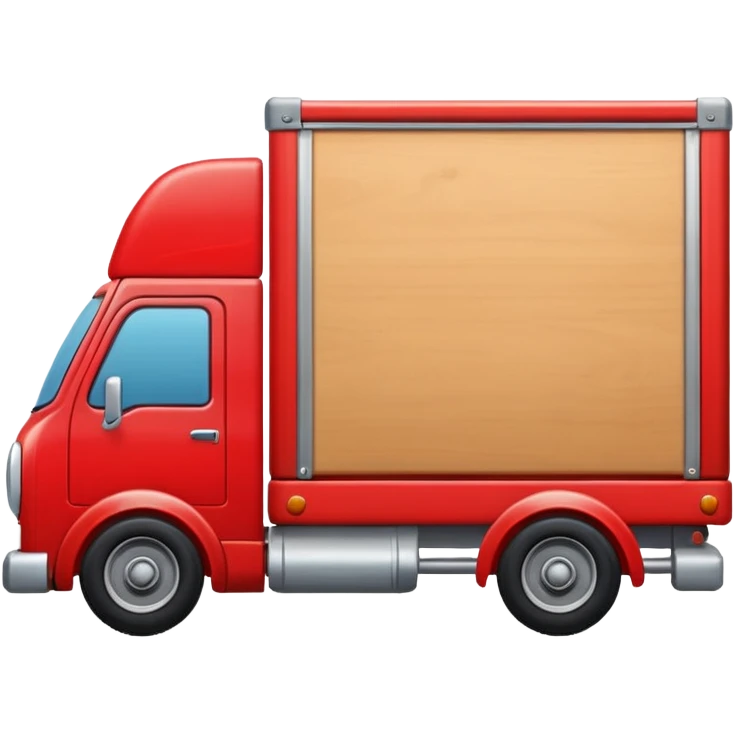 Moving truck or dolly
 emoji