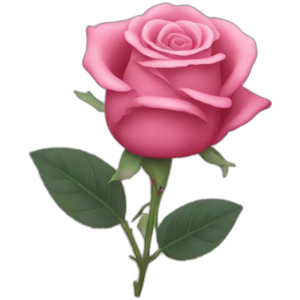 Cœur rose foncer emoji