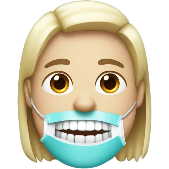 Dentist with bite marks emoji