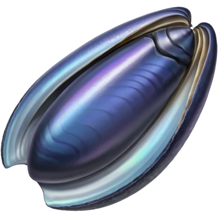 mussel, shell emoji