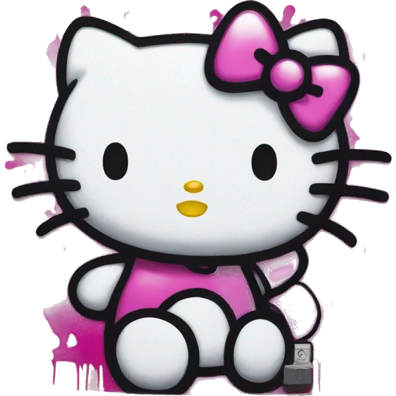 Hello kitty graffiti  emoji