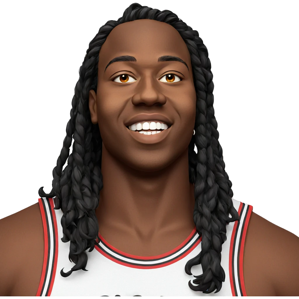 grinning dark-skinned male portrait emoji