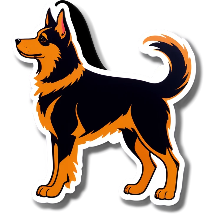 Dog with çat emoji