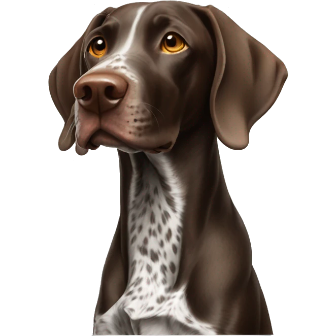 German shorthaired pointer emoji