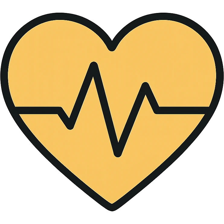 life icon in gold and black emoji