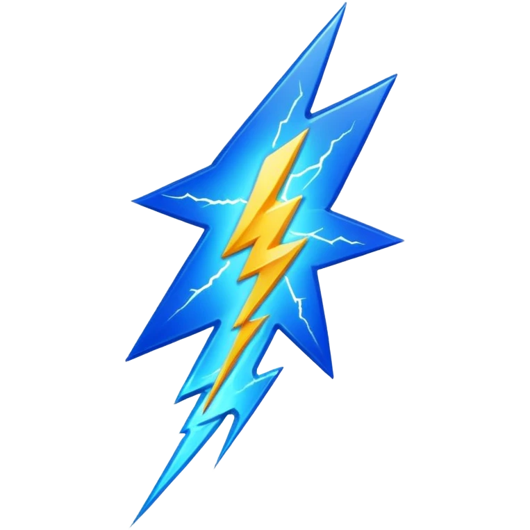 lightning flash emoji