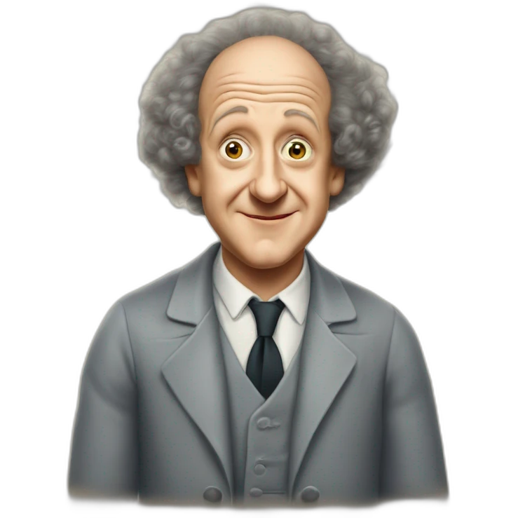 Young Larry fine of the three stooges emoji