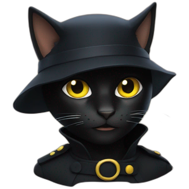chat noir emoji
