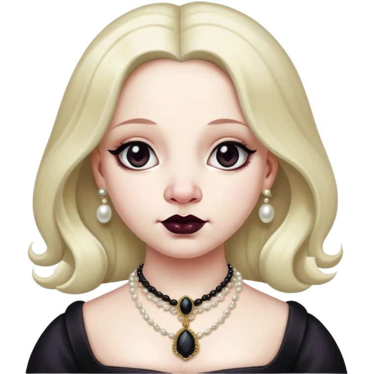   renaissance monalisa goth pig  emoji