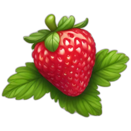 Fraise framboise myrtille emoji
