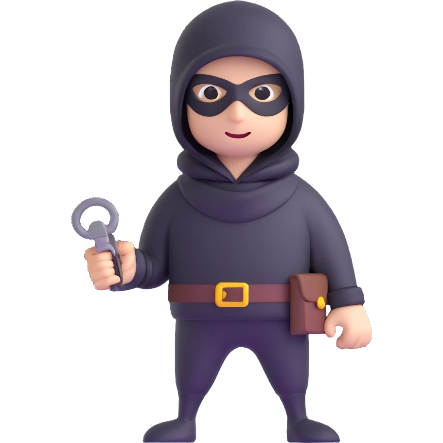 burglar character emoji