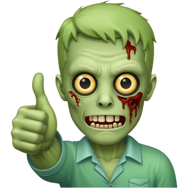 zombie thumbs up emoji