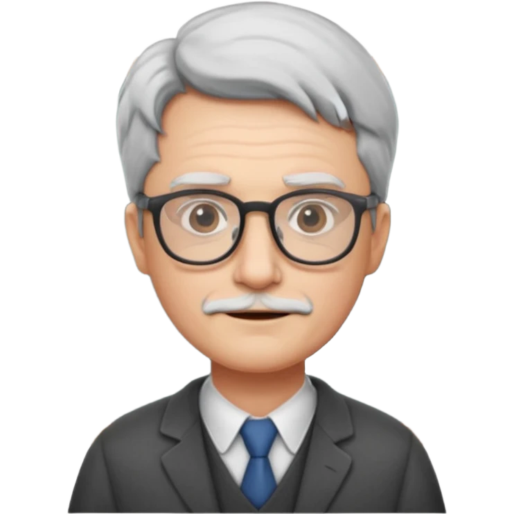 Professor with board emoji