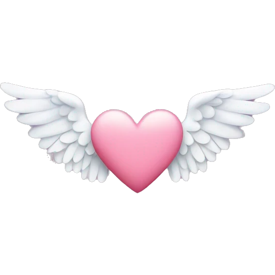 heart with angel wings emoji