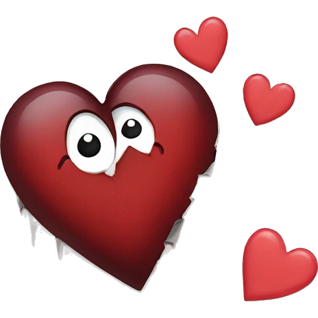 Broken heart emoji