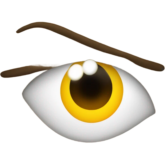 emoji looking the the left with both eyes emoji