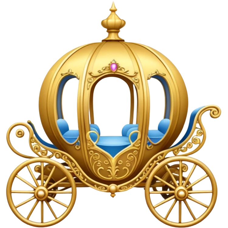 Cinderella round carriage emoji