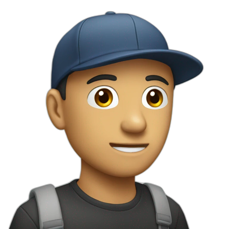 gorra de lado emoji