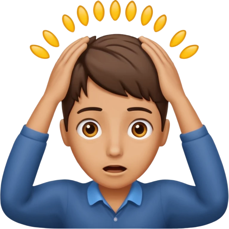 hands on head surprised emoji