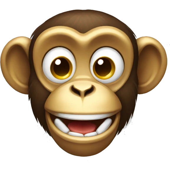 happy money face monkey emoji