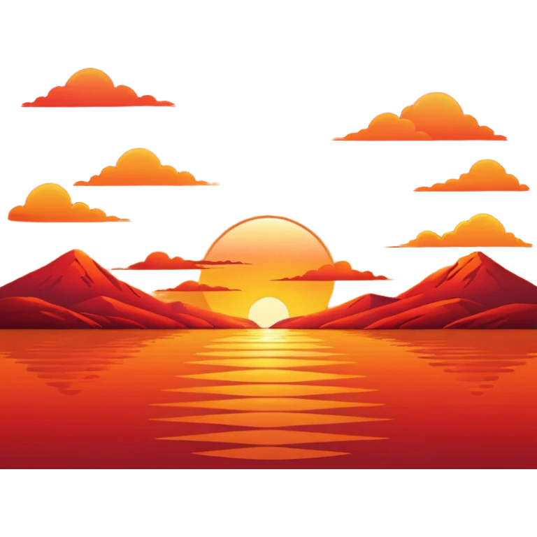 Sunset emoji
