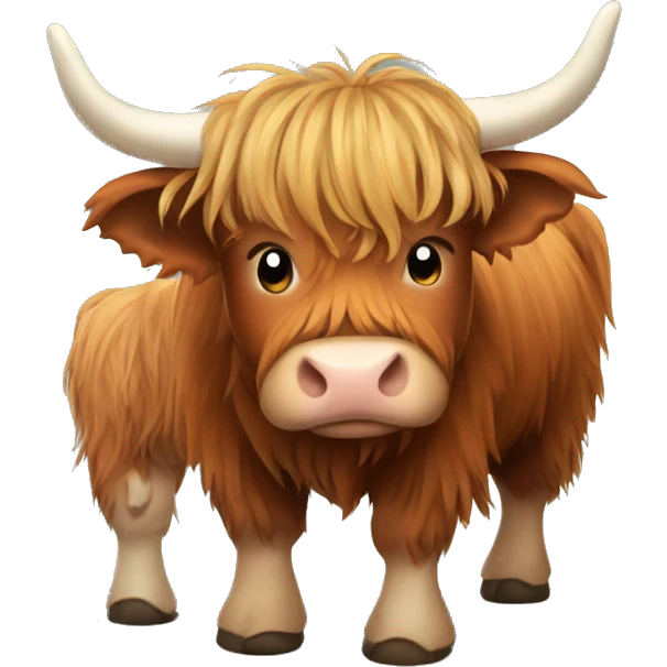 Highland cow emoji