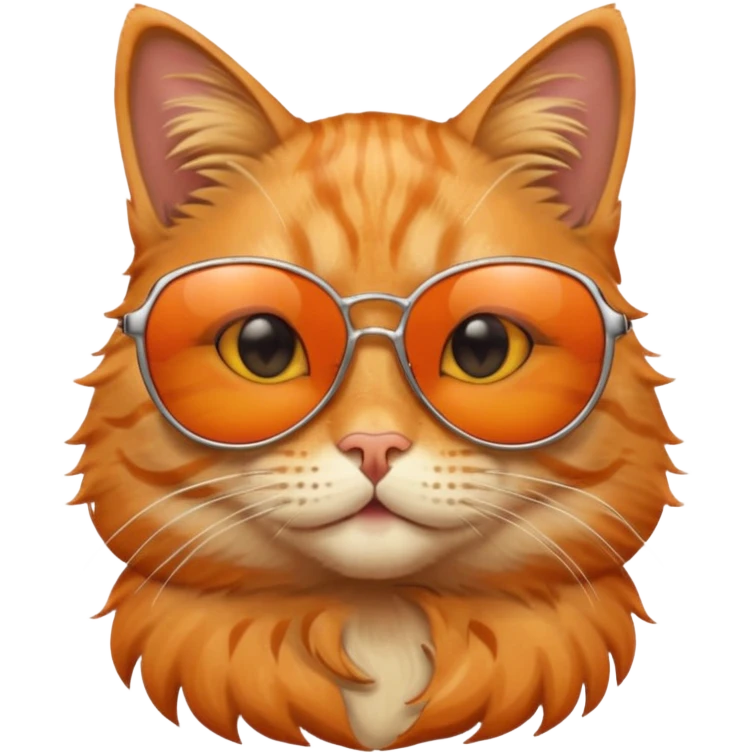 Cat wearing sunglasses emoji