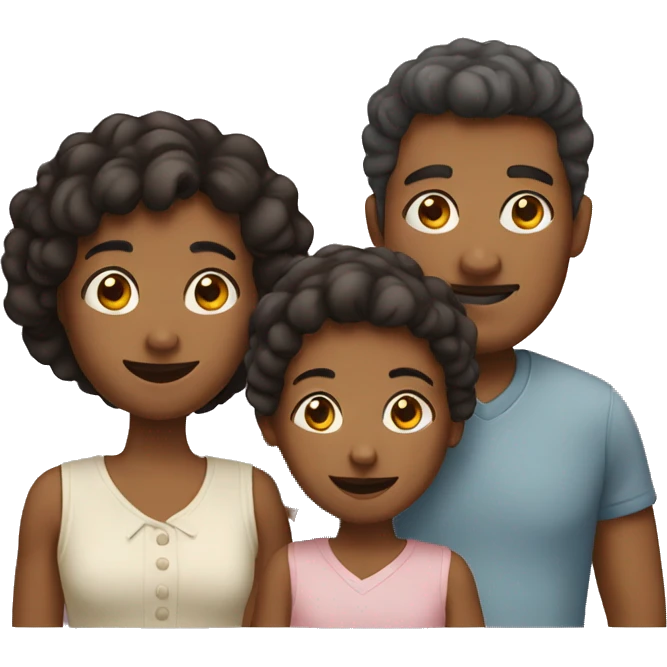 Family of three  emoji