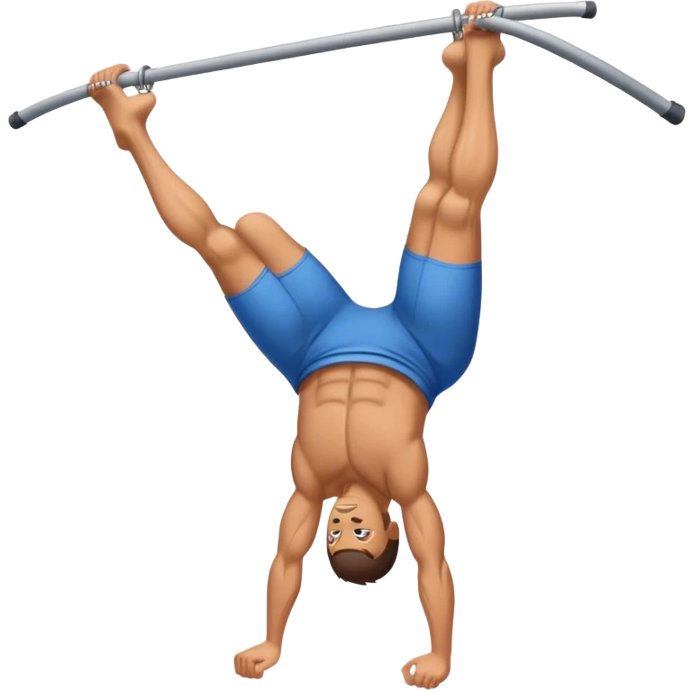 Hanging Bent Knee Wiper exercise emoji