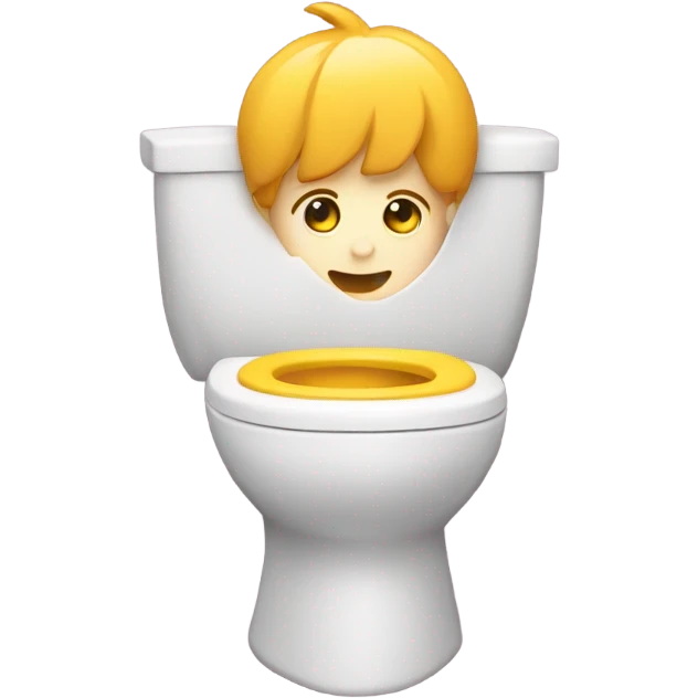 Children's toilet for babies emoji