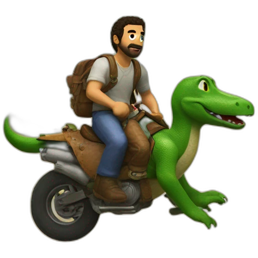 uncharted drake riding yoshi emoji