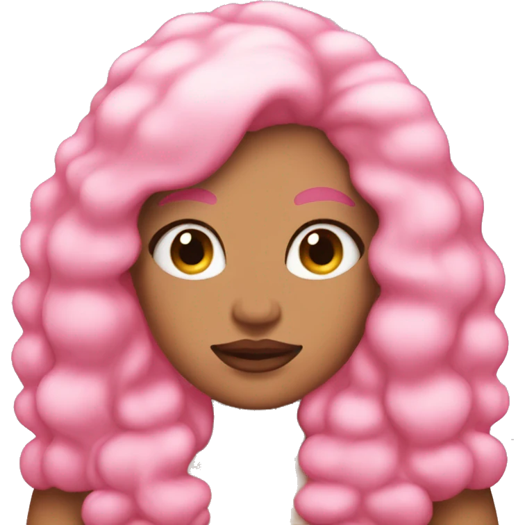 Pink light skin chubby mermaid emoji
