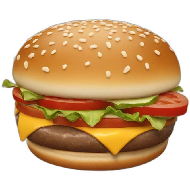 Burger king emoji