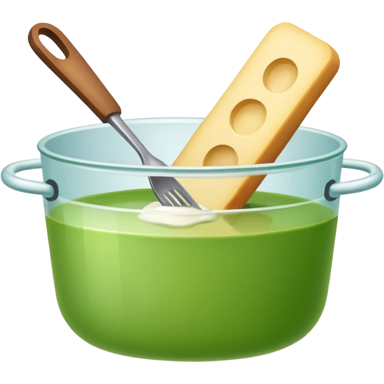 Small icon emoji of recipe formula, minimum details, green #36a767 main color emoji