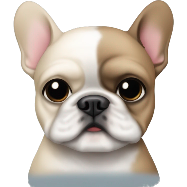 french bulldog and shih tzu hugging  emoji