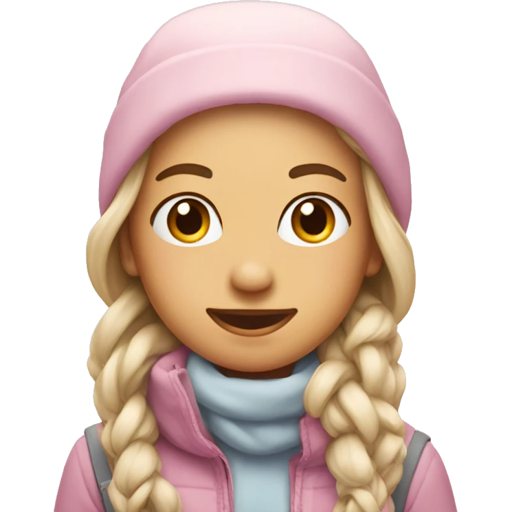New york with snow pink emoji