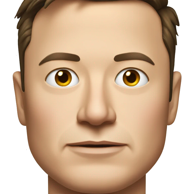Elon musk face emoji