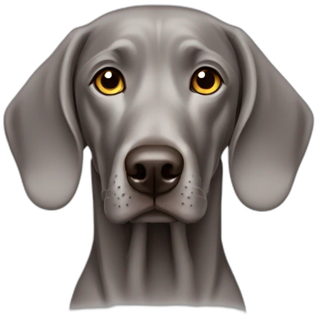 Weimaraner emoji