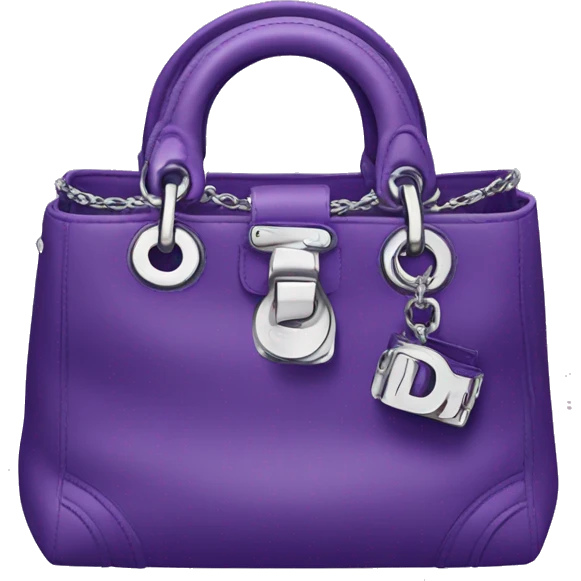 Dior purple bag emoji